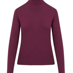 CC Heart Sofia trui met col Bordeaux rood