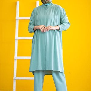 Dames 2-delig combi loungewear | Mintgroen