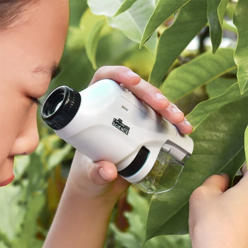 Kids Pocket Microscope | Leerzaam avontuur in close-up - LED Microscoop - Afbeelding 2