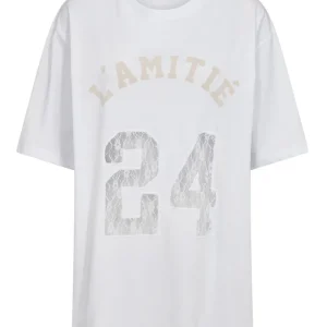Haute L’Amitié 24 Lace Number Tee wit