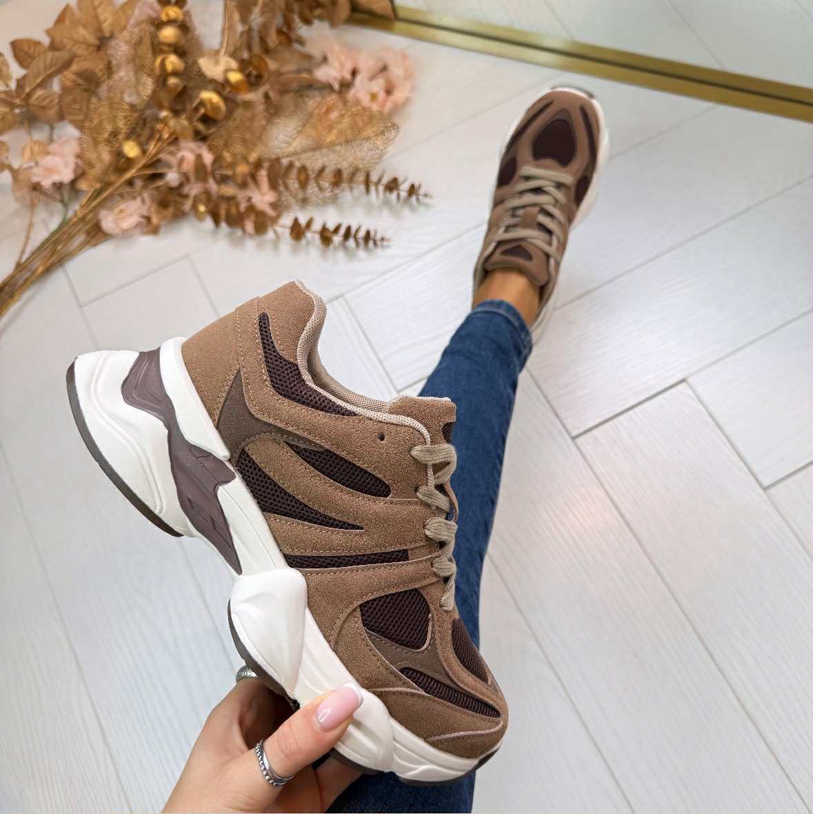 NEWYORK SNEAKER BS2223 - COFFEE