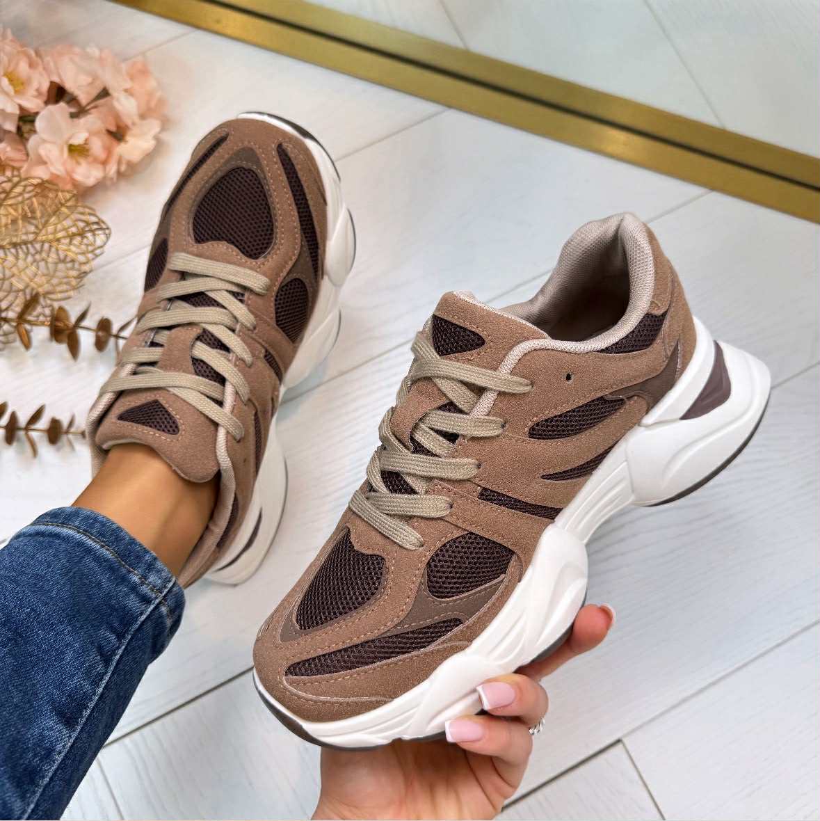 NEWYORK SNEAKER BS2223 - COFFEE - Afbeelding 3